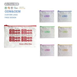 破れにくい 防水 再利用可能 ジッパー付き タイベック®バッグ カスタムデザイン ビキニギフトポーチ - Product Image 1