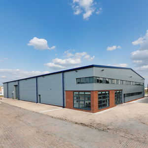 プレハブ倉庫用ポータブルプレハブ鉄骨構造建物軽量建築設計 - Product Image 3