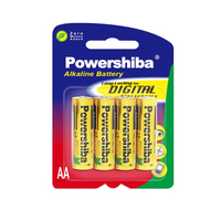 Batterie standard IEC plus durable Aa 1.5 volts batterie alcaline 2700 Mah avec emballage de carte