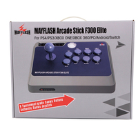 Manette de combat Mayflash Arcade Fight Stick F300 et F300 Elite pour PS4 / PS3 / XBOX ONE / XBOX 360 / PC