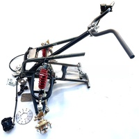 Kit de modification personnalisé pour quad, kart, ATV : cadre d'essieu avant, disque de frein, suspension, bras oscillant