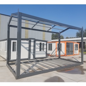 Toit en métal de 39 m² pour <span class=keywords><strong>maison</strong></span> de 2 chambres avec <span class=keywords><strong>pilotis</strong></span> et petite <span class=keywords><strong>maison</strong></span> de 24 m² Cadre de conteneur préfabriqué - Product Image 5