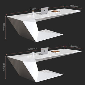 Escritorio y Silla de Oficina Modernos para Gerente o Director Ejecutivo, Escritorio para Computadora, Muebles de Oficina de Madera de Lujo, Escritorio Ejecutivo en Forma de L de MDF - Product Image 6