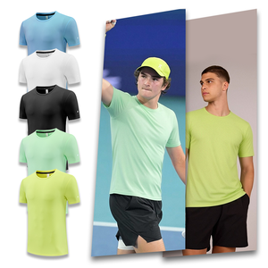 <span class=keywords><strong>Abbigliamento</strong></span> da Palestra per <span class=keywords><strong>Uomo</strong></span> in 100% Poliestere con Logo Personalizzato e Nastro Riflettente, Maglietta a Compressione ad Asciugatura Rapida - Product Image 2