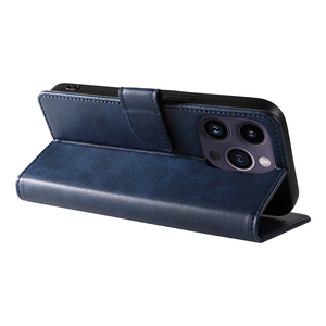 Funda Magnética de Piel Sintética de Lujo para 13 Pro Max y 14 Pro <span class=keywords><strong>Mini</strong></span> con Carga Inalámbrica y Soporte - Product Image 4