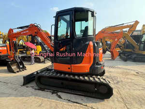 Популярная оригинальная японская техника хорошего состояния, запчасти для небольших подержанных экскаваторов Hitachi, гидравлический гусеничный экскаватор ZX55 - Product Image 2