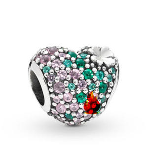 Abalorios para Pulseras al por Mayor, Accesorios de Diseño DIY de Robot, Cuentas Metálicas de Plata 925 con Zirconia, Calavera y Amor, Marca Beckham HaYa - Product Image 5