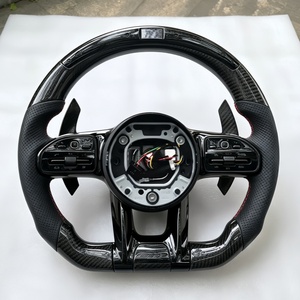 <span class=keywords><strong>Volante</strong></span> de Fibra de Carbono con Luces LED para <span class=keywords><strong>Mercedes</strong></span> Benz <span class=keywords><strong>AMG</strong></span> Clase A, Clase B, Clase C, Clase E, Clase S, Serie W213, G63, C63, C190, W253 - Product Image 1