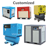 7.5kw 10hp 220v 1ph vis compresseur intégré 1phase 7.5kw magnétique air compresseur monophasé sèche-175 psi 80 gl réservoir 300l