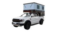 Camper Pod compact de luxe avec cuisine salle de bain et énergie solaire pour les aventures hors réseau