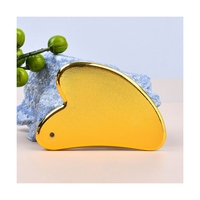 HZ Wholesale Sus304 Face Lift Sliming Shaping Gold Stainless Steel Gua Sha Scraping Massage Tool