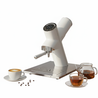 Cafetera Comercial Multifunción UK-1 de Acero Inoxidable con Caldera Programable de 9 Bares de Presión, Marca Fluid O Tech