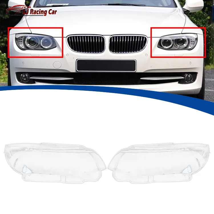 Scheinwerfergehäuse Auto Frontglas Scheinwerfer Abdeckung Scheinwerfer-Linse Kappen Lampe Scheinwerferhülle für BMW E93 E92 2010--2014