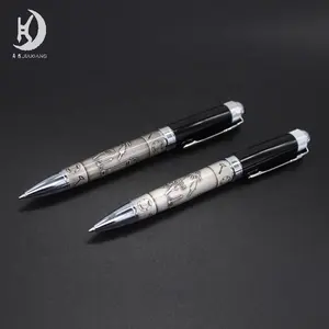 JX-A189 masonic biểu tượng cổ bạc nặng trọng lượng masonic khắc viết bút bi Quà Tặng - Product Image 5