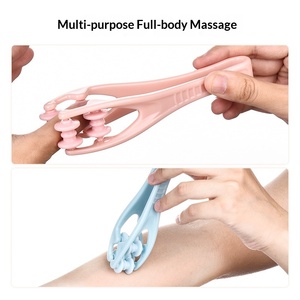 Masseur multifonction à double rouleau portatif pour doigts, manette de massage des points d'acupression pour la main, entraîneur d'acupression, modèle <span class=keywords><strong>Jok</strong></span> T-1085 - Product Image 3