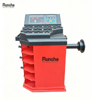 Runche WB-10B Équipement d'atelier de premier plan, aligneur de roues 3D, équilibreuse de pneus, machines d'équilibrage de roues certifiées CE