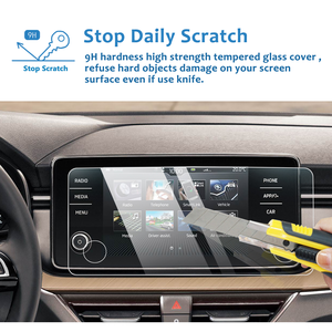 Protector de pantalla de navegación de coche de vidrio templado película de pantalla táctil LCD para <span class=keywords><strong>Volkswagen</strong></span> VW <span class=keywords><strong>Polo</strong></span> 2020 - Product Image 3