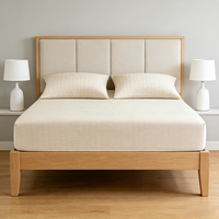 Drap de lit de mise à la terre ajusté de qualité supérieure avec fil d'argent et cordon de mise à la terre pour un meilleur sommeil et le bien-être corporel