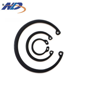 NLD alta calidad DIN471 DIN472 negro óxido negro fosfatado <span class=keywords><strong>E</strong></span> <span class=keywords><strong>Clip</strong></span> anillo de retención para orificios para ejes - Product Image 1
