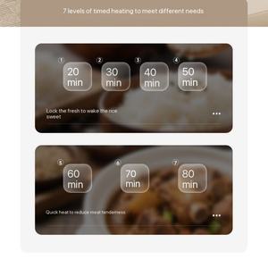 Boîte à lunch sans fil rechargeable de 1 L, design OEM, pour adultes, récipient chauffant pour aliments à une touche, alimenté par USB, pour la maison, la voiture, l'extérieur - Product Image 5