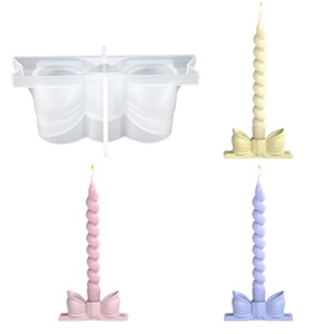 Moule en silicone 3D DIY pour bougies en résine, idéal pour la décoration d'anniversaires et de mariages, moule à bougies parfumées en gros - Product Image 4