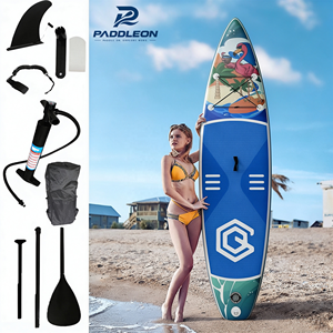 <span class=keywords><strong>Planche</strong></span> de SUP <span class=keywords><strong>gonflable</strong></span> en PVC Drop Stitch <span class=keywords><strong>11</strong></span> <span class=keywords><strong>pieds</strong></span> x 32 pouces, polyvalente, avec <span class=keywords><strong>pagaie</strong></span> réglable pour lacs, rivières et océans - Product Image 3