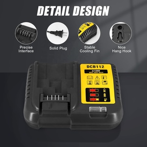 <span class=keywords><strong>Chargeur</strong></span> <span class=keywords><strong>DCB112</strong></span> de remplacement pour <span class=keywords><strong>chargeur</strong></span> de batterie Dewat 12v/20v Compatible avec la batterie Dewat 12v/20v Max DCB200 DCB120 DCB606 - Product Image 2