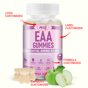 OEM Sport Preentrenamiento EAA Creatine Gummies Suplementos con 9 aminoácidos esenciales Cadena Aminos - Product Image 2