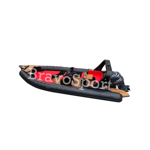 <span class=keywords><strong>Bateau</strong></span> pneumatique à coque rigide de 7,6 m, nouveau modèle rouge, best-seller, pour la pêche - Product Image 4