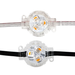 SHIJI 30mm RGBW impermeable aluminio inteligente <span class=keywords><strong>Led</strong></span> Pixel Point Light Ip67 al aire libre permanente Navidad luces de pista - Product Image 5