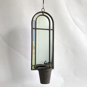 Tuổi già gỉ vòm thiết kế kim loại khung gương với treo trồng cho trong nhà/ngoài trời vườn & Patio trang trí nội thất - Product Image 3