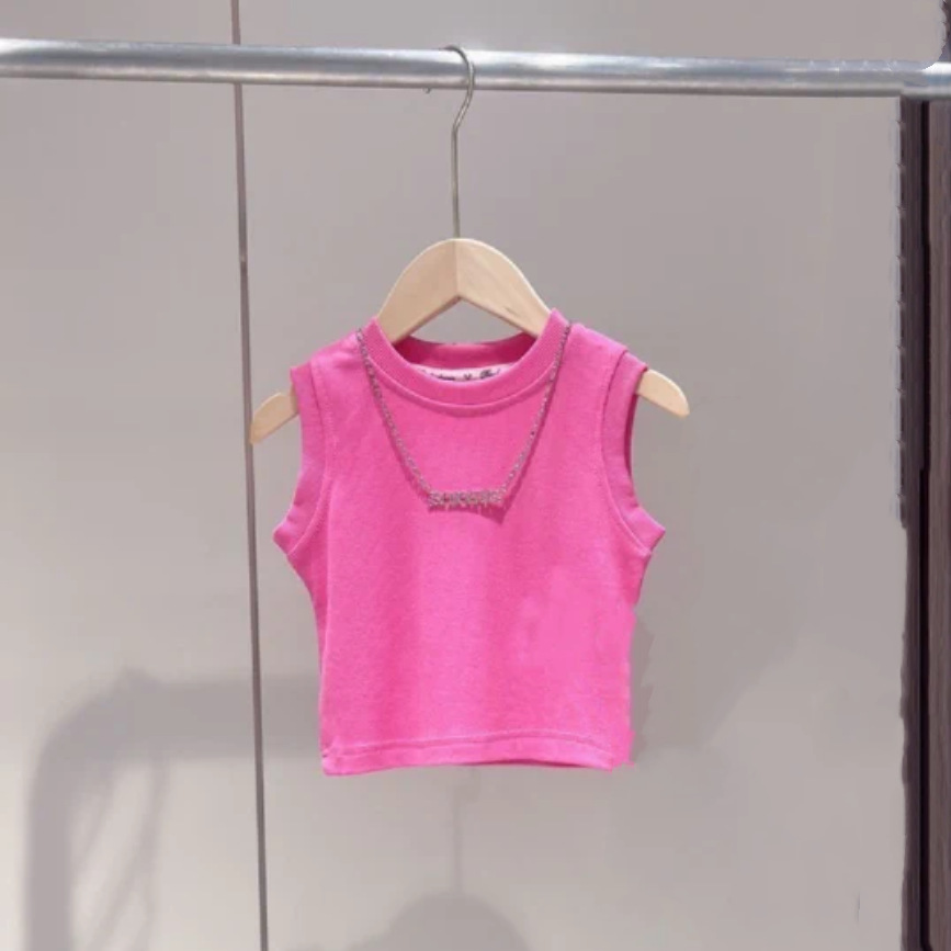 Pink vest (send necklace)