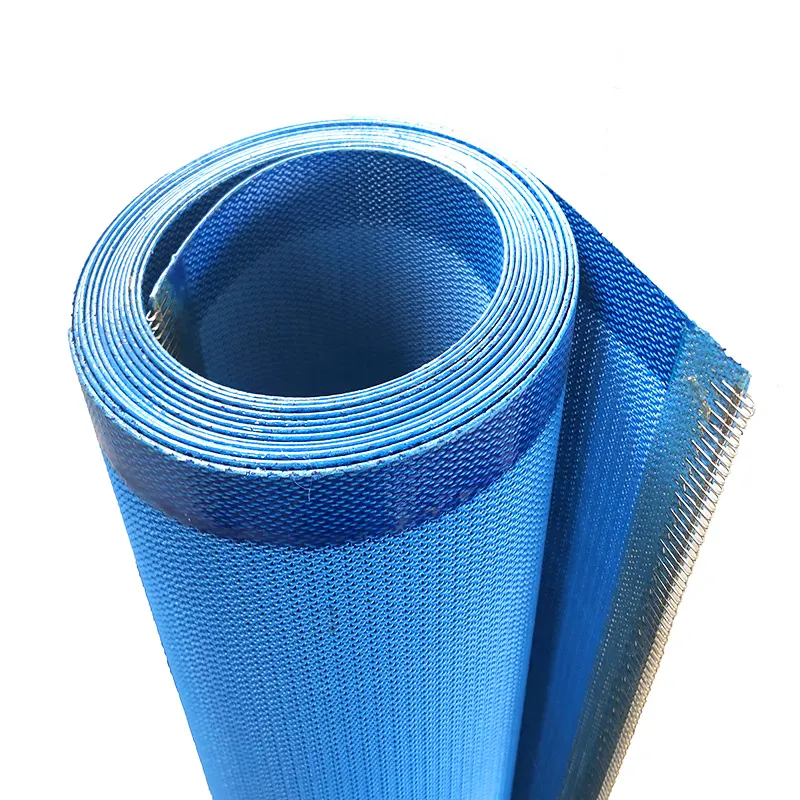 1.8mm 두께의 폴리 에스테르 슬러지 탈수 프레스 필터 벨트 (파란색)