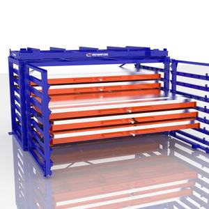 El Estante de Almacenamiento de Chapa Metálica se Utiliza para Almacenar Materiales Metálicos, Como Acero, Acero Inoxidable, Placas Galvanizadas y Placas de Hierro. - Product Image 1