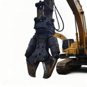 อุปกรณ์ตัดไฮดรอลิกสำหรับรถขุดแบบกำหนดเองราคาถูก แบบกระบอกสูบคู่ สำหรับงานรื้อถอน แบบหมุนได้ - Product Image 4