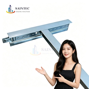 Sistema de Rejilla para Techo Suspendido Saintec de Diseño Moderno, <span class=keywords><strong>15</strong></span>/16 Pulgadas, Tipo T, Acero Galvanizado, Resistente al Fuego, Alta Resistencia, Garantía de 5+ Años - Product Image 4