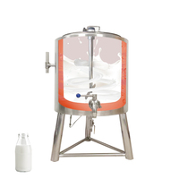 Pasteurisateur de Lait en Batch, Cuve SUS304, Machine de Pasteurisation à Chauffage Électrique pour Lait Frais, Jus de Fruits, Yaourt, Petite Ferme Laitière
