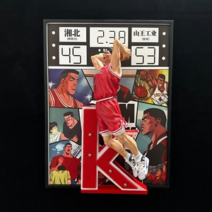 ฟิกเกอร์อนิเมะ3D ซากุรากิฮานามิจิ30*40ซม. 3D สแลมดังก์ติดผนังห้องนอนห้องเด็กใช้แขวนตกแต่งบ้าน - Product Image 5