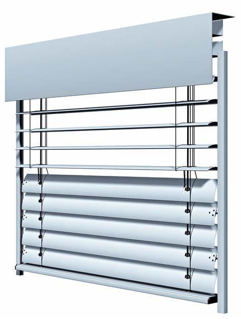 Smart App Control Sun Shades Motorized Aluminum Waterproof External Venetian Shutters Villa Outer Wall Blinds