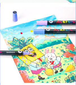 Rotuladores de Pintura Acrílica de Doble Punta No Tóxicos - 168 Colores, Marcadores de Arte Seguros para Niños, para Dibujar, Pintar Rocas y Cerámica, Regalos - Product Image 4