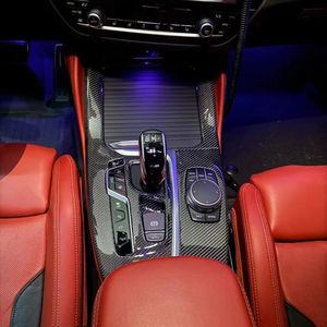 คาร์บอนไฟเบอร์แท้บนแผงคอนโซลกลาง, อะไหล่กรอบเกียร์ทนทานสำหรับ BMW X3 X4 X3M X4M G02 G08 18-21 - Product Image 5