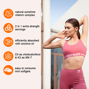 Supporto immunitario <span class=keywords><strong>D3</strong></span> 1000 IU K2 200MCG <span class=keywords><strong>integratore</strong></span> alimentare <span class=keywords><strong>D3</strong></span> K2 Softgel capsula - Product Image 3