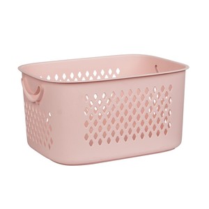 Panier à linge durable en plastique HALO avec poignées, design tressé, panier de rangement pour vêtements, jouets, salle de bain, chambre, organisateur de maison - Product Image 2