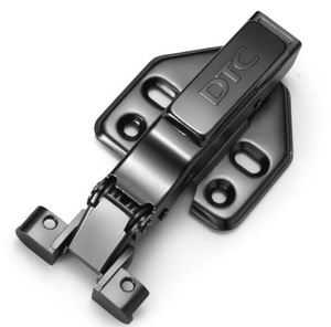 FS7067 <span class=keywords><strong>DTC</strong></span> Glastür-Entriegelungsdämpfer Schwarzes Türscharnier Kaltgewalzter Stahl Hydraulisches Feststehendes Geräuschloses Aluminiumrahmen-Scharnier - Product Image 2