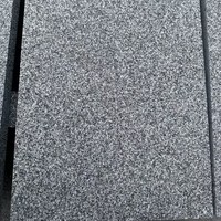 Dalles de granit gris foncé modernes polies, carreaux de sol et de mur en granit Impala Grey pour projets d'ingénierie intérieurs et extérieurs