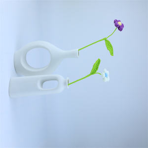 Mini Flor de Ganchillo Hecha a Mano, Tallo de 40 cm de Alto, Mini Flores de Ganchillo, para Decoración del Hogar, Regalo para la Sala de Estar - Product Image 2