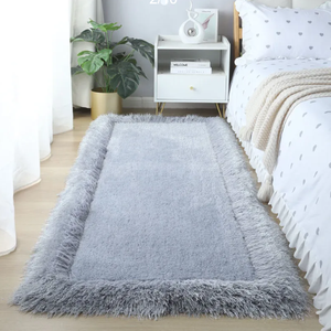 Tappeto soggiorno camera da letto coperta da comodino coperta da camera in seta elastica crittografata addensata home bay tappetino antiscivolo - Product Image 1