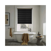 Persianas Zebra Inalámbricas Sin Taladro, Control Remoto, Personalizadas para Ventanas, Persianas Zebra Motorizadas para Ventanas