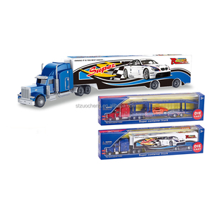 Container Vận Chuyển Bánh Xe Miễn Phí Bán Chạy Bằng Hợp Kim Phổ Biến Đồ Chơi Xe Tải Container Đúc Khuôn - Product Image 1