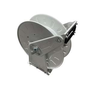 ม้วนสายยางอัตโนมัติ Meclube ราคาโรงงาน 10 เมตร ผลิตจากเหล็กหล่อ รองรับหลายประเภทของเหลว ขนาด 1 นิ้ว สีขาว 1.6MPa ใช้ได้กับน้ำมันเบนซิน ดีเซล น้ำมันก๊าด - Product Image 1